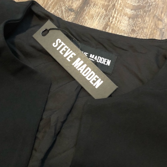 NWT - Steve Madden Elegant Black Women's Blazer - Picture 8 of 10
